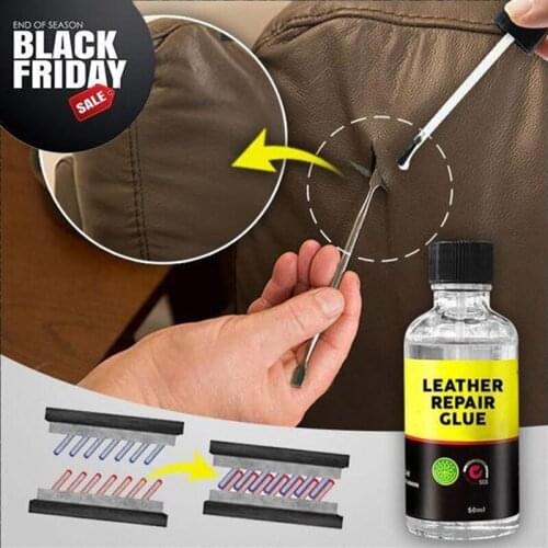 30ml/50ml Car Leather Repair Liquid Car Seat Maintenance Leather Care Liquid Rubber Leather Repair Glue Car Maintenance