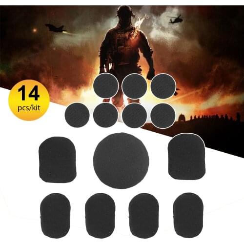 14Pcs Helmet Airsoft Military Tactical Protective Pads Memory sponge pad Riding Helmet CP FMA Helmet Articles Combat Paintball