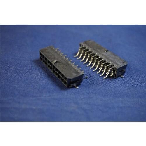 5 pcs Micro-Fit connector 3.0 mm Wafer Dual Row Circuits 2x10 Pin 20 Position right angle SMT TAB Tin reflow Soldering PCB