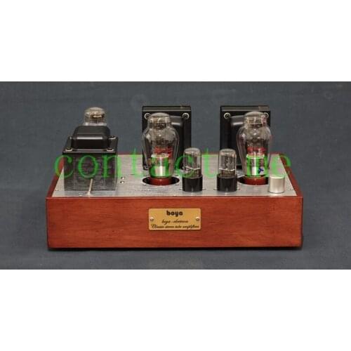 6N8P+300B combined single-ended tube power amplifier, output power 2*8W, sensitivity 300MV, frequency response 20-20KHZ