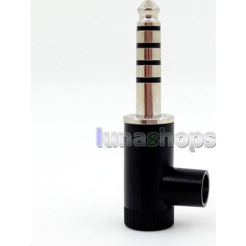 LN005981 2pcs L Shape 4.4mm Headphone Earphone Adapter For Sony PHA-2A TA-ZH1ES NW-WM1Z NW-WM1A AMP Player