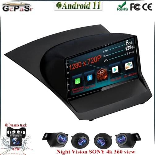 Android 11 Car Stereo Multimedia Player for Ford Fiesta 2009 2010-2018 2019 GPS Navigation Touchscreen Autoradio Stereo Video