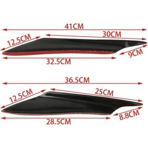Car Universal Front Bumper Lip Body Kit Spoiler For Mitsubishi Lancer x Esta Sw Cross Opel Antara w212 Aуди а6 c6