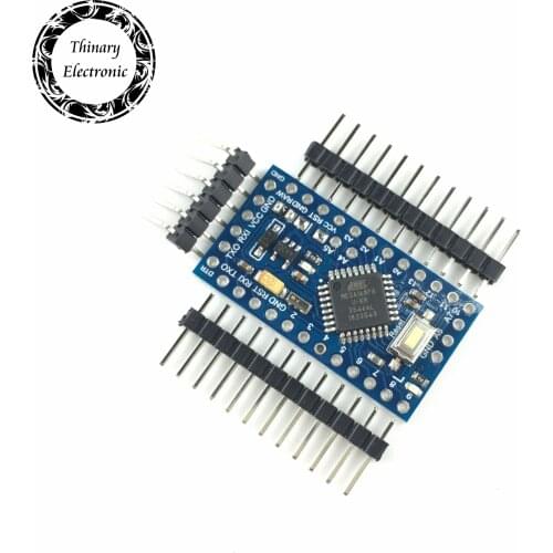 Free shipping Thinary Pro Mini 168 Mini 3.3V/8M ATMEGA168 ATMEGA168P-AU 3.3V/8MHz for Arduino Pro Mini