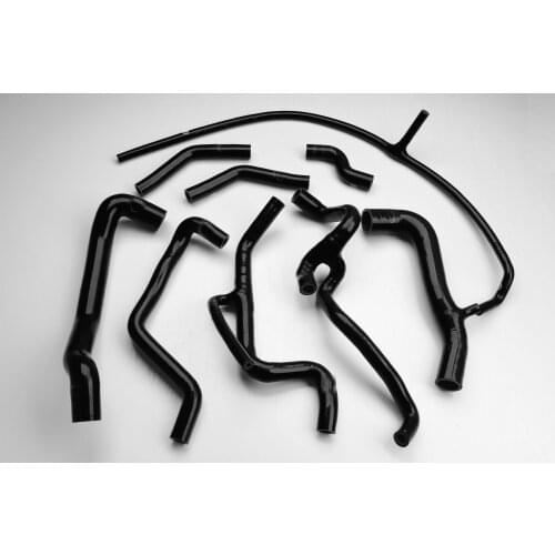 Black Radiator Hose Kit For VW MK3 VR6 GOLF JETTA GTI GLX 2.8 2.9 93-98