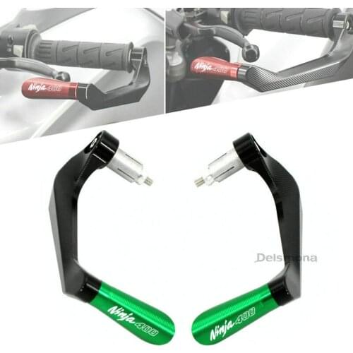 For KAWASAKI NINJA400 NINJA 400 Motorcycle CNC Handlebar Grips Guard Brake Clutch Levers Guard Protector
