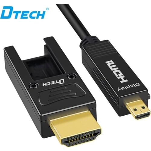 DTECH High Speed Fiber Cable Transmission Active Type D-A 30m 444 HDMI Fiber Cable for Computer TV