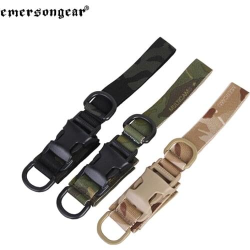 Emersongear Tactical Keychain Kit Keychain Webbing Accessory Kit Sling Multicam Webbing Airsoft Military Outdoor Army EM8897