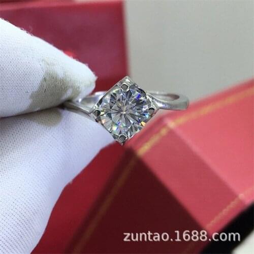 UMQ 925 Silver Heart Moissanite Ring Excellent Cut Pass Diamond Test D Color Moissanite Romantic Engagement Rings for Women
