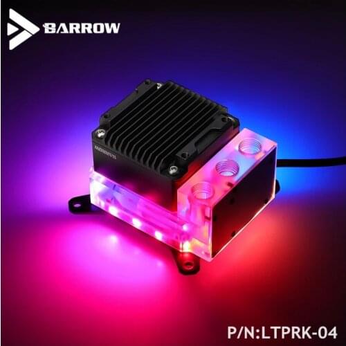 Barrow CPU bloque de agua Combo 17W PWM bomba para INTEL ,AMD AM3 AM4,X99 X299 plataforma, integrado Watercooler Kit , LTPRK-04