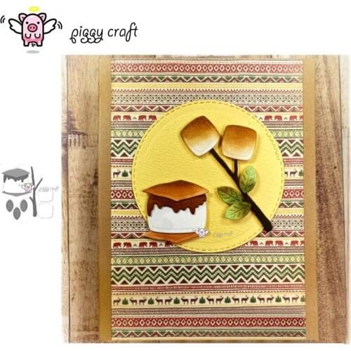 Piggy Craft metal cutting dies cut die mold Cake dessert marshmallow Scrapbook paper craft knife mould blade punch stencils dies