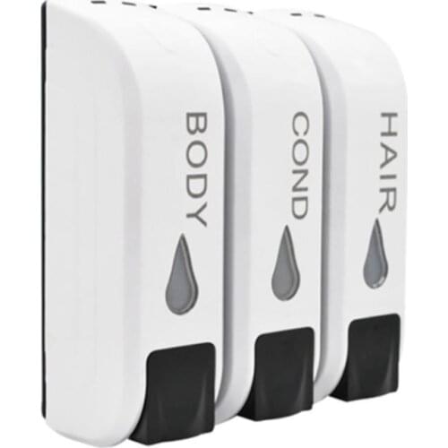 350ml Liquid Soap Dispenser Wall-mounted Shower Bath Shampoo Dispenser Hand Sanatizer Soap Container for Kitchen Bathroom Toilet