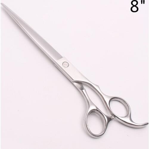 8" 22cm Japan Customize Logo Hairdressing Scissors Cutting Scissors Styling Tool Pets Grooming-for-dogs Cats Hair Clippers C1006
