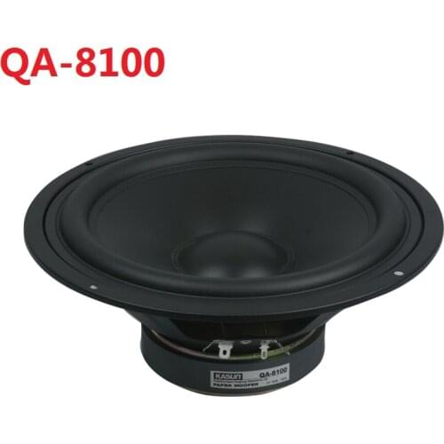 1 Pieces Original KASUN QA-8100/QS-8210 8'' Home Audio DIY HiFi Woofer Speaker Driver Unit Black PP Cone 8ohm/140W D210-218mm