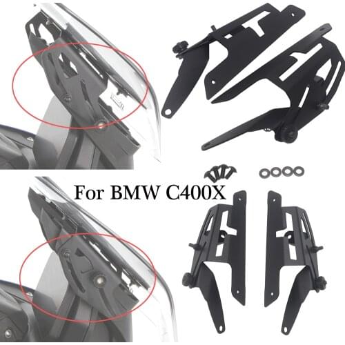 Motorcycle Windshield Adjustable Bracket Deflector Glass Adjuster For BMW C400X Windscreen C 400 X
