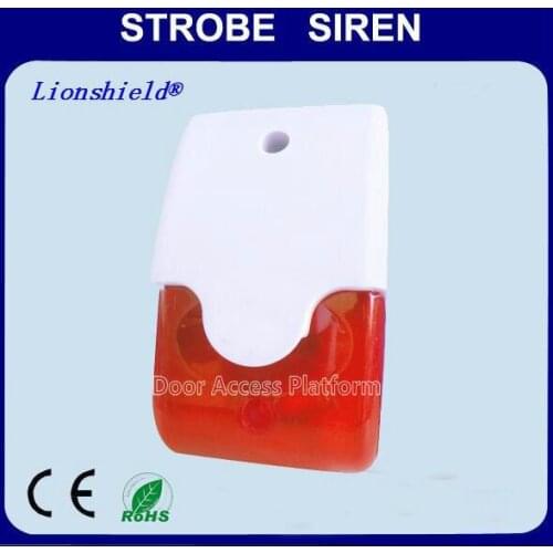 Strobe lights 280MA DC12V Alarm For Access Control System, Security system 105+-3DB/1m, Silent alarm by stroboscopic lamp