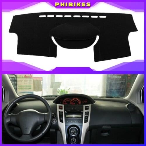 Car Inner Auto Dashboard Cover Dashmat Pad Carpet Sun Shade Dash Board Cover Fit For Toyota Vitz / Yaris Hatchback 2006 - 2011
