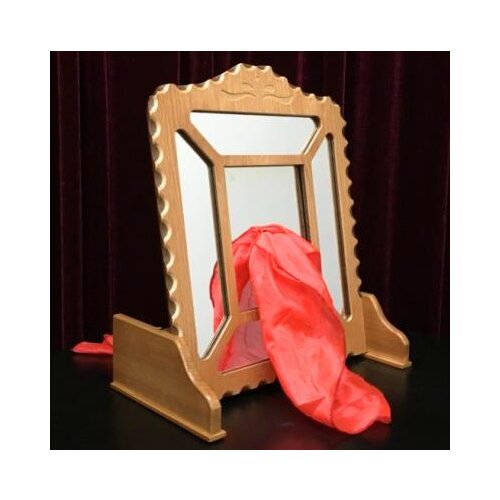 Silk Thru Mirror - Remote Control,silk into glass,Magic trick,Illusions,Stage Magic Props,Fun,Magic Show Professional Magician