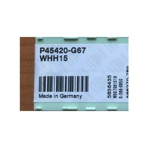 10PCS CARBIDE INSERT P45420-G67 WXH15