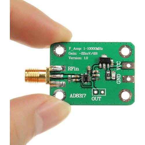 3pcs/lot 1M-10000MHz AD8317 Radio Frequency Logarithmic Detector Power Meter Assortment