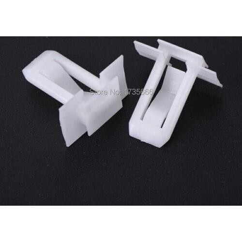 30Pcs Garnish Moulding Clip White Nylon Retainer A16865 For Chevy Camaro Celebrity 1978-On 20462090