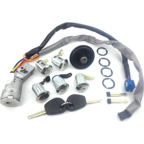 Auto 5Pcs full set Ignition door lock barrel for 2002-2008 4162.CF 4162CF