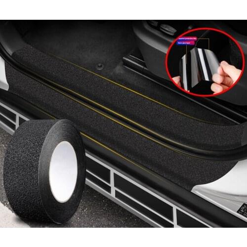 Car Styling 4colors PEVA + Acrylic Protector Film Door Edge Protective Trunk Sill Full Body Vinyl Stickers Auto Accessories