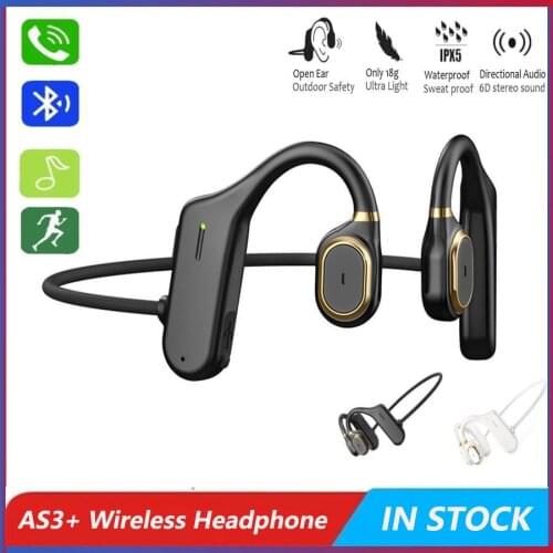 Open Ear Air Conduction Headphone Bluetooth 5.1 Wireless Earphone Sport Waterproof Headset Dual Listening Upgrade Sounds Quality