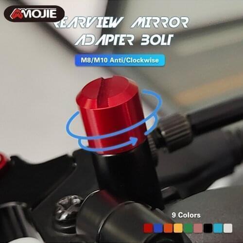 For Suzuki GSXS 750 1000 GSX-S GSX S750 S1000 2020 2019 2018 Motorcycle CNC Aluminum Mirrors Hole Plug Screws Caps Cover Bolts
