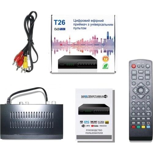 DVB-C Combo TV Tuner DVB T2 Digital TV Receiver H.264 Decoder Set Top Box