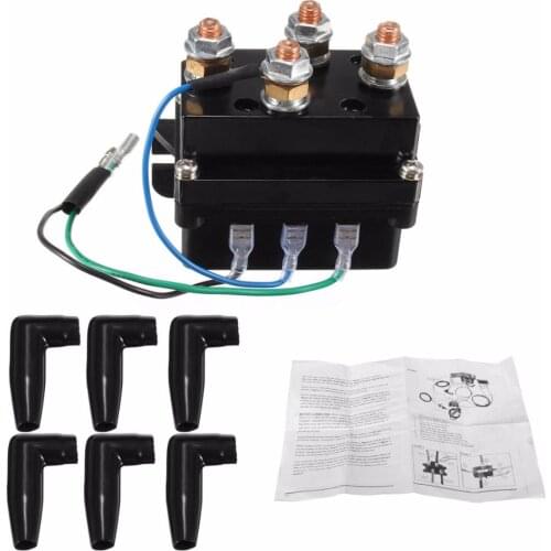 JX-LCLYL 12V Heavy Duty Winch Solenoid Relay Upgrade Equiv 500A Recovery 4x4 17000lb