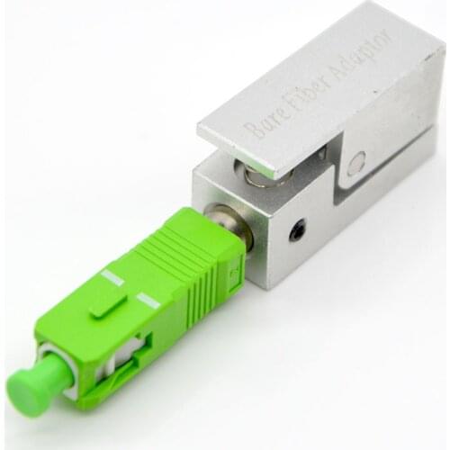 1pcs New Optic Fiber Connector SC UPC APC Square Bare Adapter Flange Temporary Succeeded OTDR Test Coupler Free Shipping Brazil