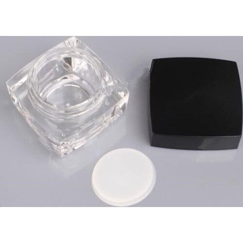 5/10g Square Cube Acrylic Jar Clear Cream Pot Mini Cosmetic Container Makeup Sample Jar Packaging Bottle F20172141