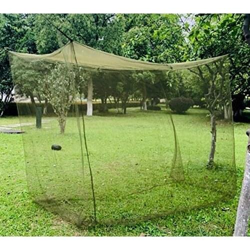 Mosquito Netting Portable Military Green Tactical Mosquito Net for Camping Easy To Carry Outdoor Mosquito Net for A Twin Bed