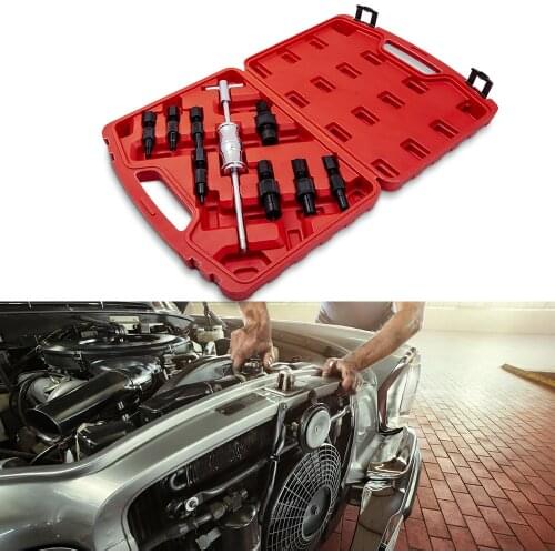 Tool Kit 9pcs Blind Inner Bearing Puller Hole Remover Extractor w/ Slide Hammer