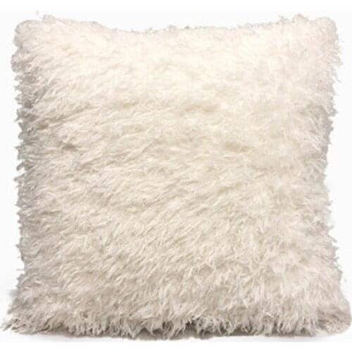 Agenuineon 2021 New Plush Pillow Cover Square Fashion Simple Style Home Decor Room Bedroom Sofa Decorative Pillowcase On Sale