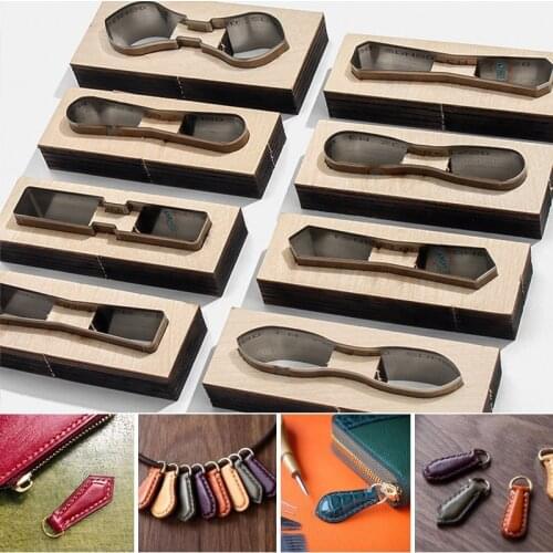 Sharp Cutting Die for Leather Scrapbook Embossing Leathercraft DIY Wooden Template Knife Punch Tool Key Zipper Accessories Make