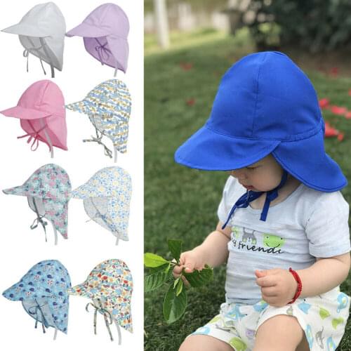 UPF50+ UV Protection Sun Hats Breathable Baby Kids Boy Girl Unisex Bucket Hats Summer Newborn Sunbonnet Hats Bebe Sun Hat Caps