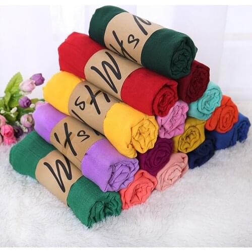 Vintage shawl Candy Colors New Cotton Linen Scarf Solid Female Scarf Women Gift wild Scarves decoration accessories silk scarf