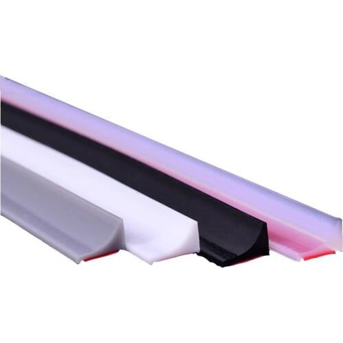 50cm-3M Silicone water retaining strip Bathroom washing machine Basin Stove Dry and Wet Separation shower dam Barrier Hardware