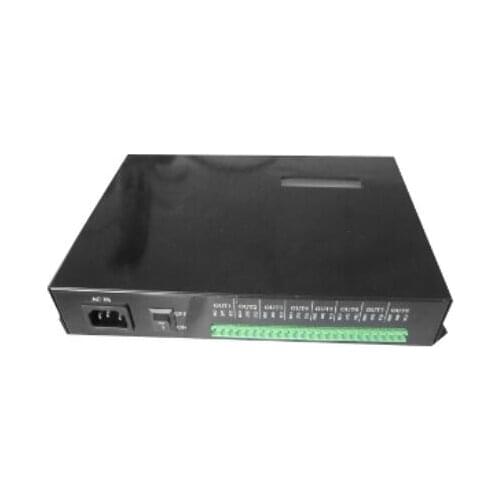 T-200K online Led Pixel DMX Controller Program by PC For WS2812 WS2811 1809 6803 WS2801 Pixels Strip 8ports*512pixels,4096pixels