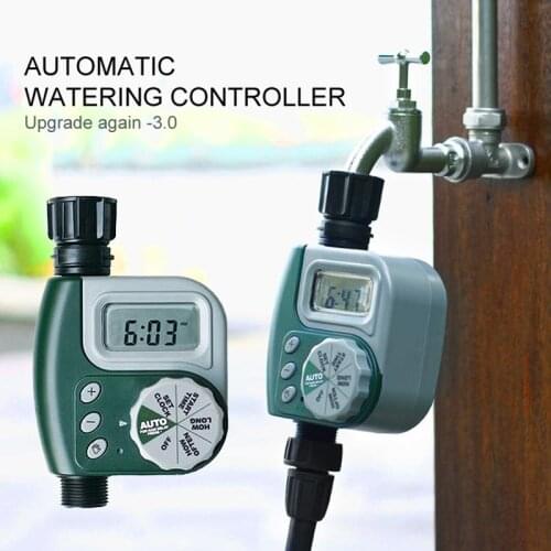 1pc US/EU/UK Plug Digital Programmable Water Timer Weatherproof Garden Lawn Faucet Hose Timer Automatic Irrigation Controller