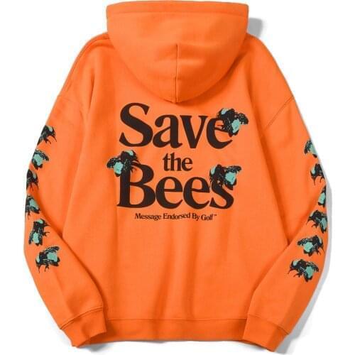New Golf save the bees Le Fleur Tyler The Creator Hoodies Hoody hooded Sweatshirts velvet Cotton Drake Thicken Fleece Pullovers