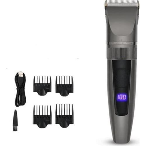 Electric Hair Trimmer cordless USB rechargeable Hair Clipper hair cutter beard trimmer haircut machine LCD display