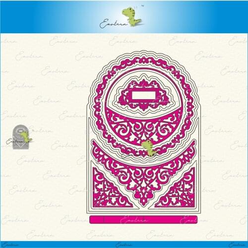 Wreath card metal cutting dies 2021 new diy molds Scrapbooking Paper Making die cuts crafts