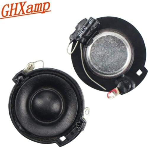 GHXAMP 32MM Silk film Treble Speaker Mini Tweeter Loudspeaker Cone Basin Neodymium Dual Magnetic 8Ohms 10W 2Pcs