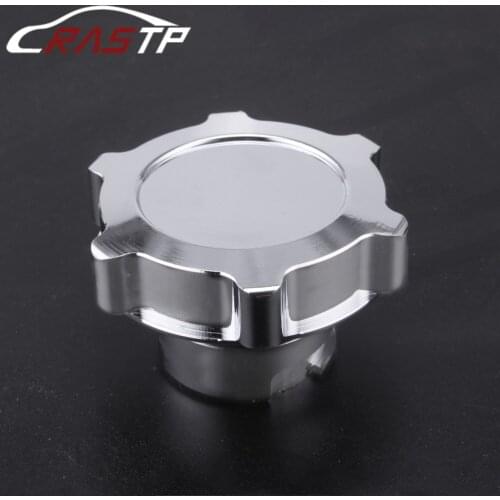 RASTP-Billet Polished Aluminum Alloy Oil Filler Cap with Seal for Chevrolet Camaro Corvette LSX LS1 LS6 LS2 LS3 LS4 GM RS-OFI040