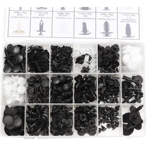 415pcs 18 Size Car Trim Clip Retainer Panel Bumper Fastener Clips Assortment Kit Set For All Ford Expedition Edge F-150