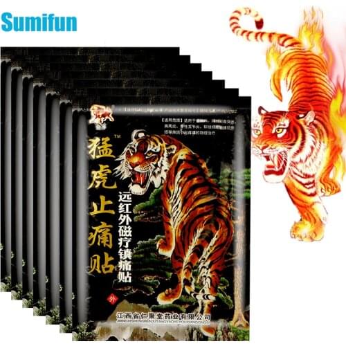 80pcs/10bags Tiger Balm Pain Relief Patch Rheumatoid Analgesic Arthritis Stickers Knee Muscle Joint Sprain Medical Plaster C2438