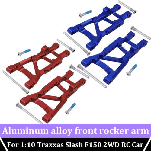 Aluminum Front Suspension A-Arm Set Replace 2555 3631 2532 Upgrade Parts Jump for 1:10 Traxxas Slash F150 2WD 58064 RC Racing